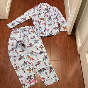 PrintFresh Horse Print Pajamas, Size XXS
